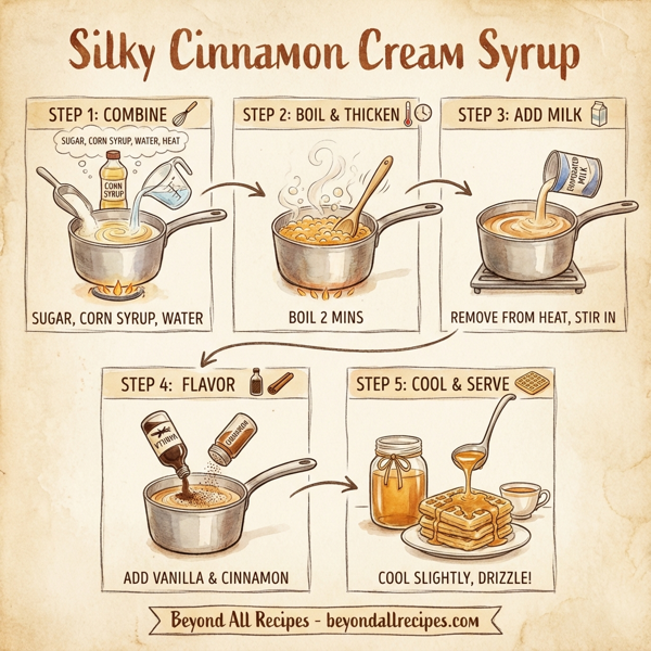 Silky Cinnamon Cream Syrup instructions