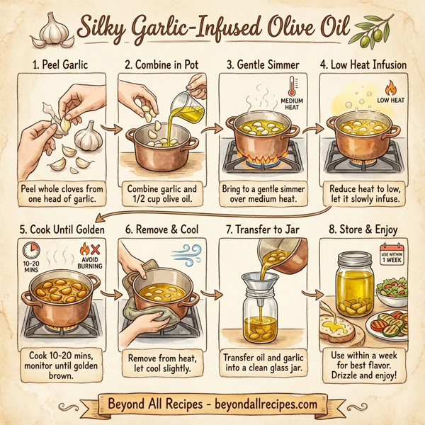 Silky Garlic-Infused Olive Oil instructions