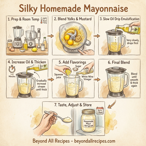 Silky Homemade Mayonnaise instructions