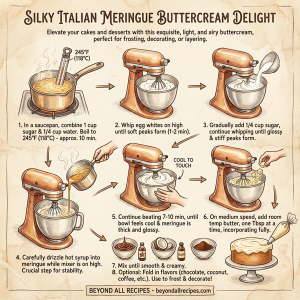 Silky Italian Meringue Buttercream Delight instructions