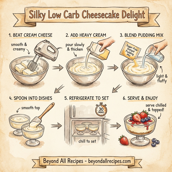 Silky Low Carb Cheesecake Delight instructions