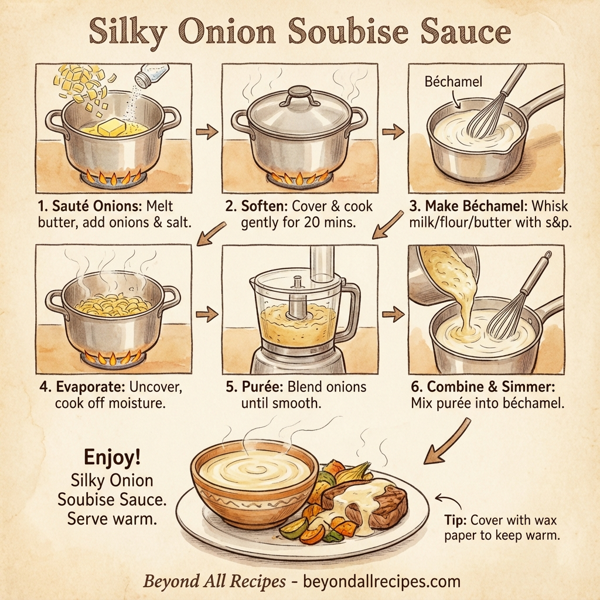 Silky Onion Soubise Sauce instructions
