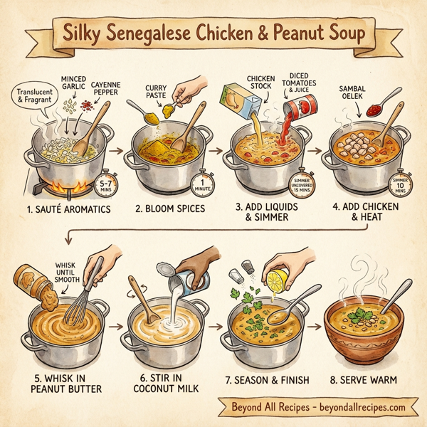 Silky Senegalese Chicken & Peanut Soup instructions