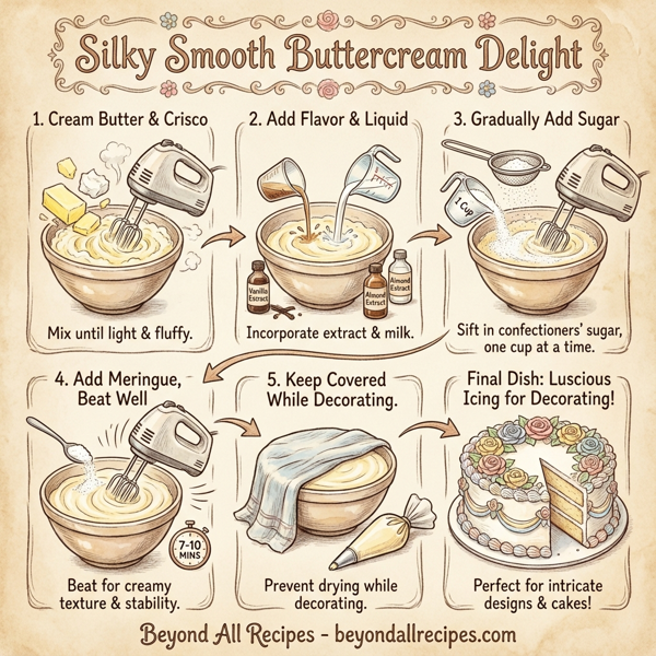 Silky Smooth Buttercream Delight instructions
