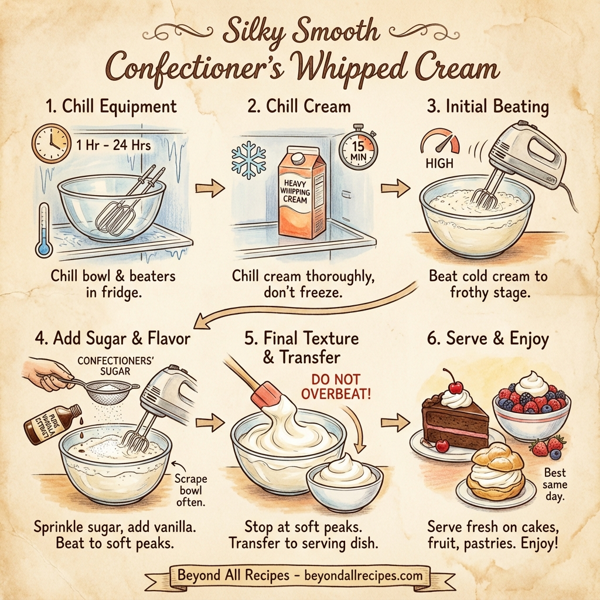 Silky Smooth Confectioner's Whipped Cream instructions