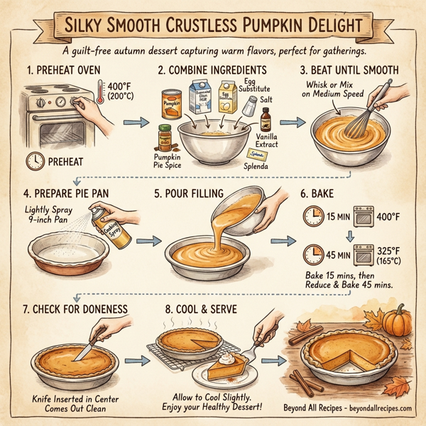 Silky Smooth Crustless Pumpkin Delight instructions