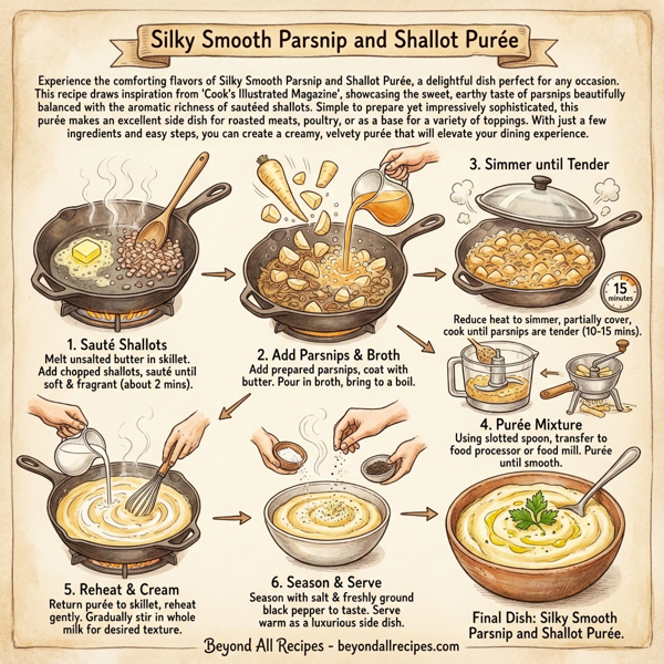 Silky Smooth Parsnip and Shallot Purée instructions