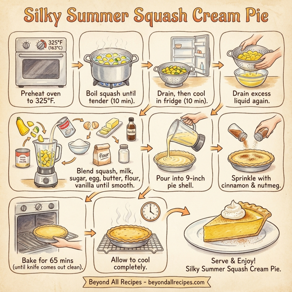 Silky Summer Squash Cream Pie instructions
