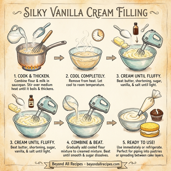 Silky Vanilla Cream Filling instructions