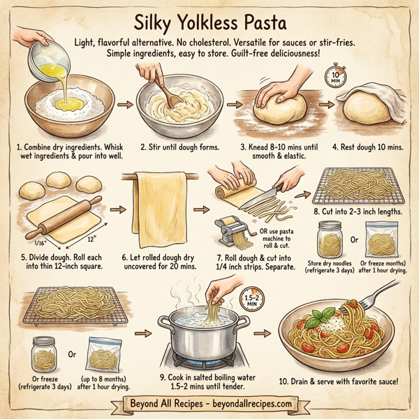 Silky Yolkless Pasta instructions