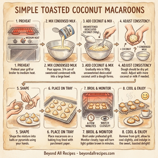 Simple Toasted Coconut Macaroons instructions