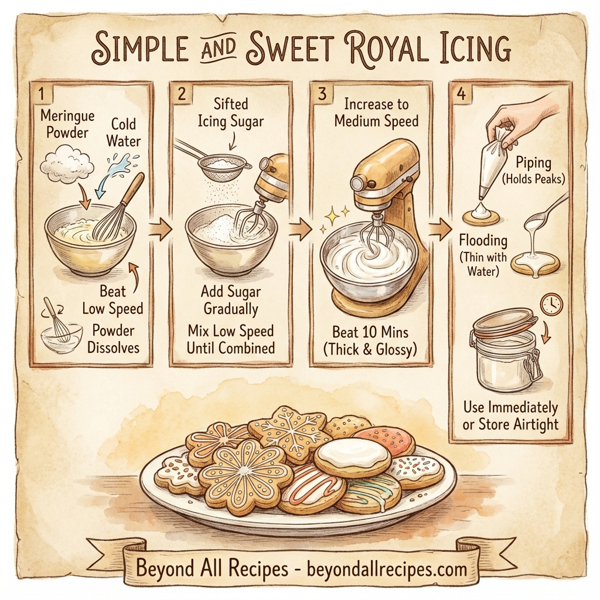Simple and Sweet Royal Icing instructions
