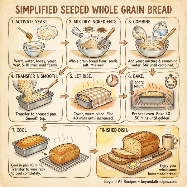 Simplified Seeded Whole Grain Bread instructions