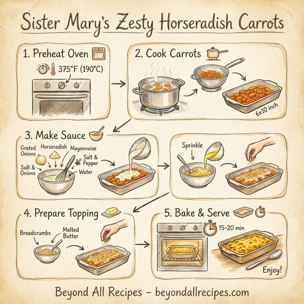 Sister Mary's Zesty Horseradish Carrots instructions