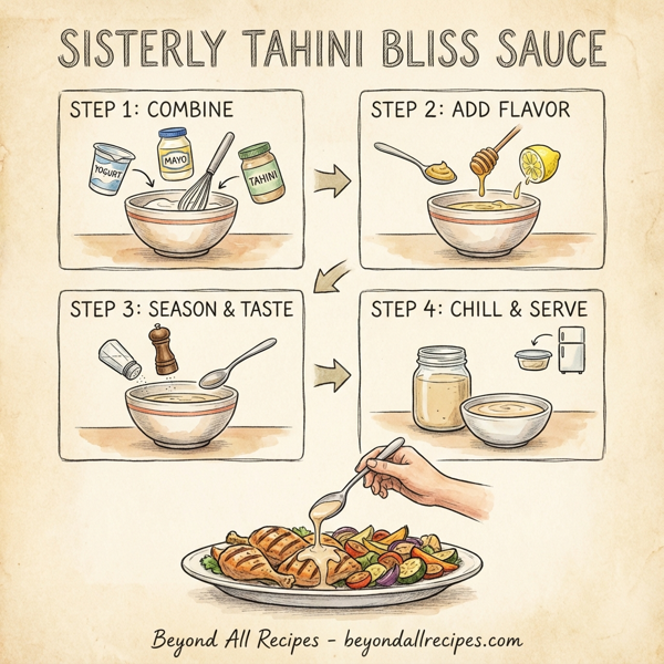 Sisterly Tahini Bliss Sauce instructions