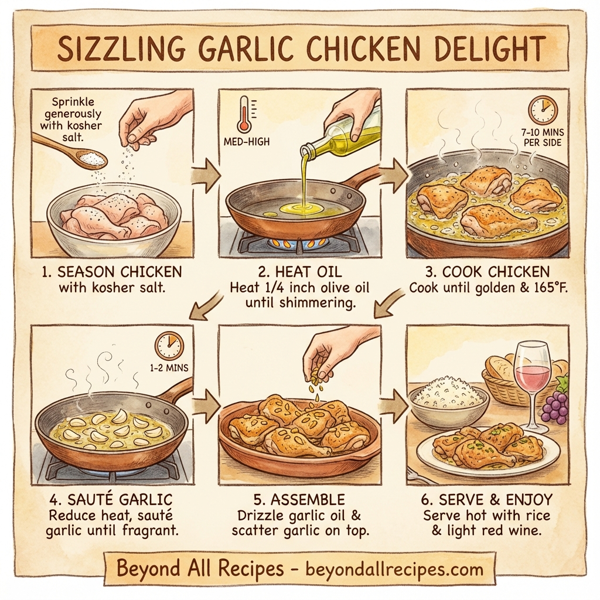 Sizzling Garlic Chicken Delight instructions