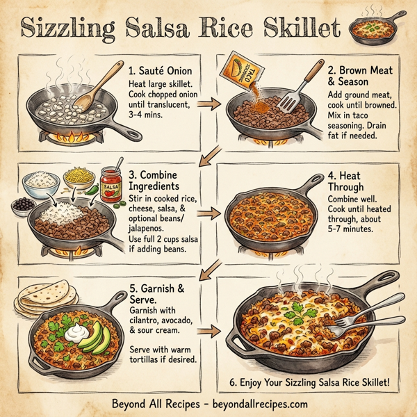 Sizzling Salsa Rice Skillet instructions
