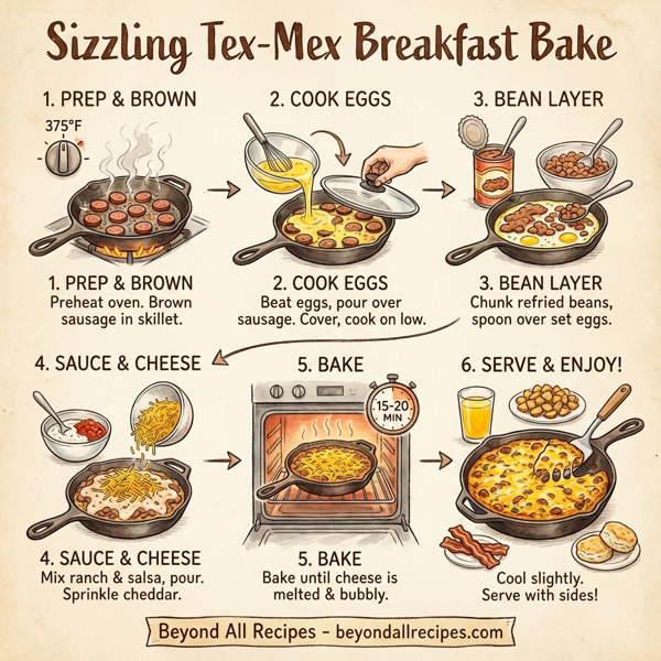 Sizzling Tex-Mex Breakfast Bake instructions
