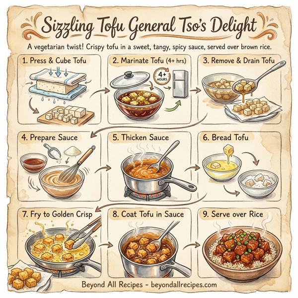 Sizzling Tofu General Tso's Delight instructions