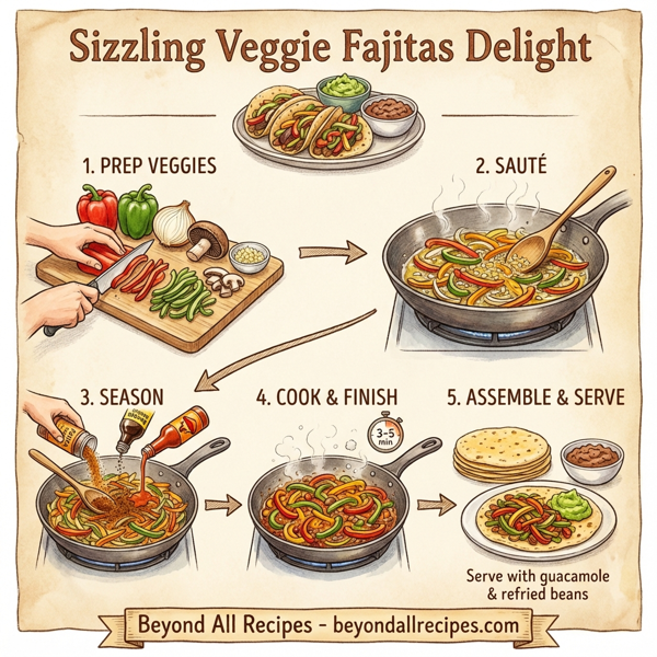 Sizzling Veggie Fajitas Delight instructions