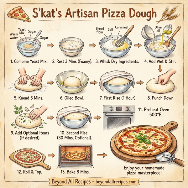 S'kat's Artisan Pizza Dough instructions