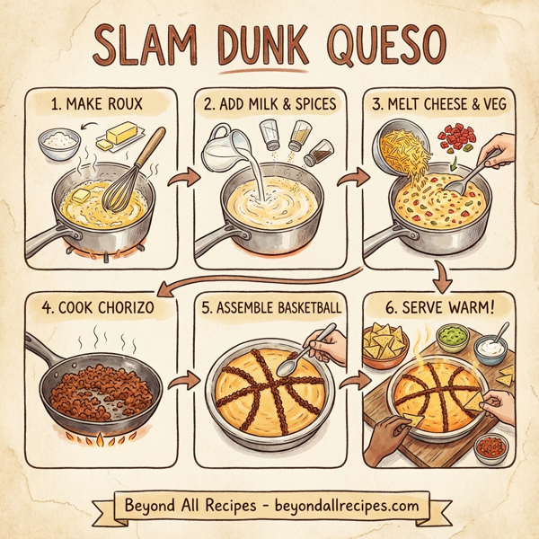 Slam Dunk Queso instructions