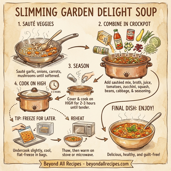 Slimming Garden Delight Soup instructions
