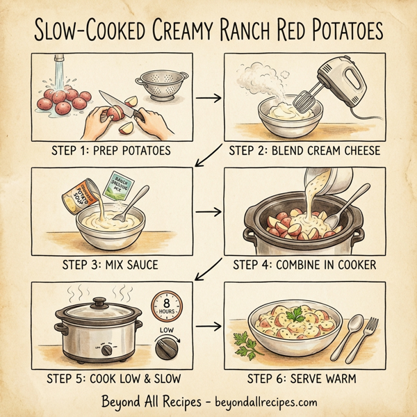 Slow-Cooked Creamy Ranch Red Potatoes instructions