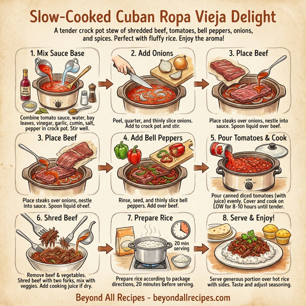 Slow-Cooked Cuban Ropa Vieja Delight instructions