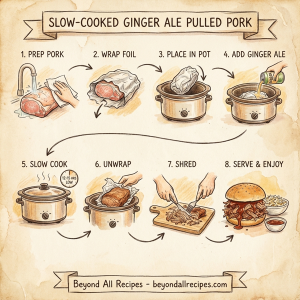 Slow-Cooked Ginger Ale Pulled Pork instructions
