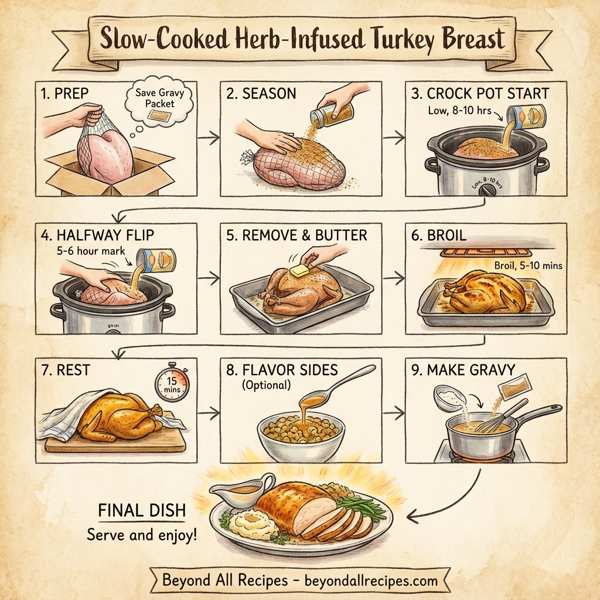 Slow-Cooked Herb-Infused Turkey Breast instructions