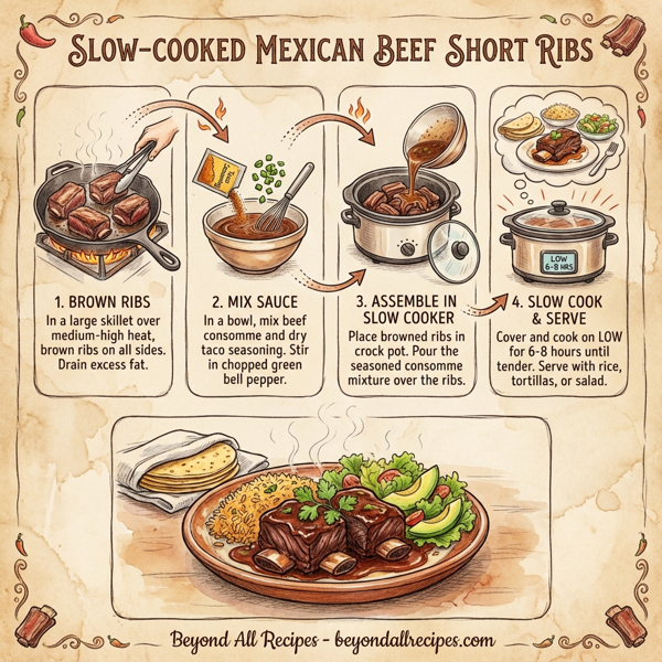 Slow-Cooked Mexican Beef Short Ribs instructions