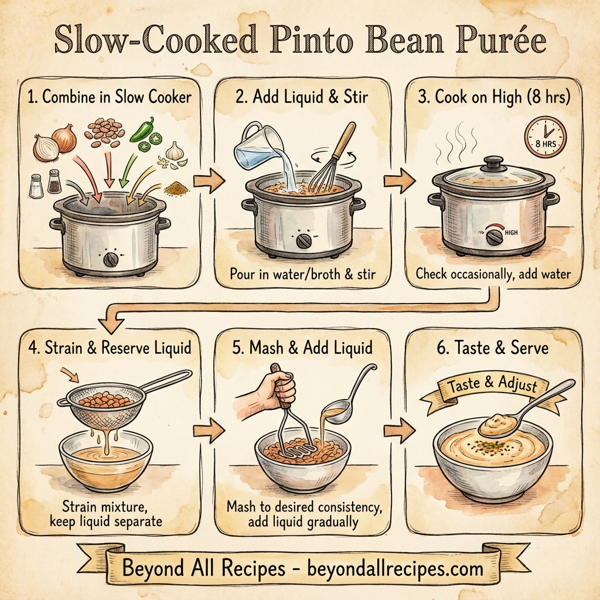 Slow-Cooked Pinto Bean Purée instructions