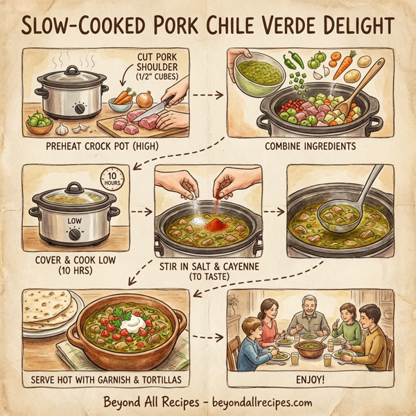 Slow-Cooked Pork Chile Verde Delight instructions