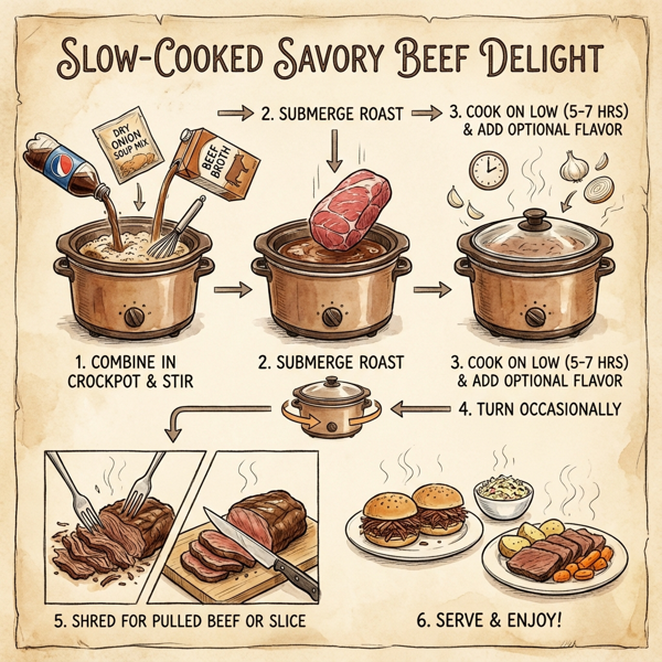 Slow-Cooked Savory Beef Delight instructions
