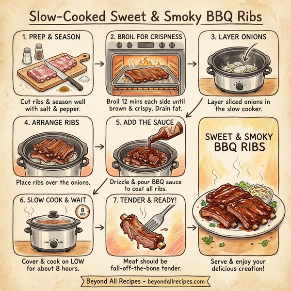 Slow-Cooked Sweet & Smoky BBQ Ribs instructions