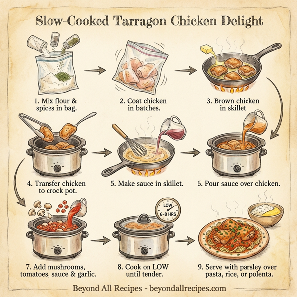 Slow-Cooked Tarragon Chicken Delight instructions