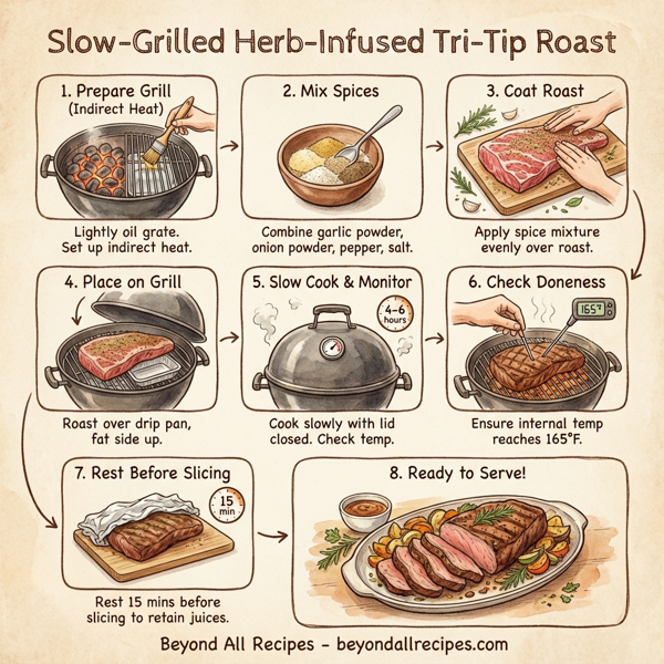 Slow-Grilled Herb-Infused Tri-Tip Roast instructions