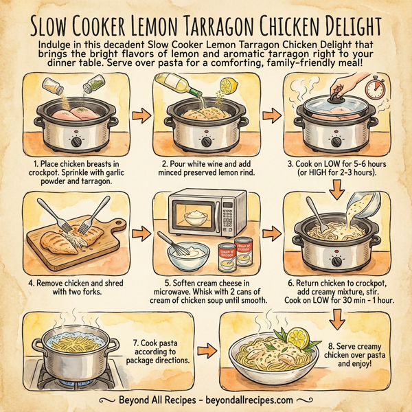 Slow Cooker Lemon Tarragon Chicken Delight instructions