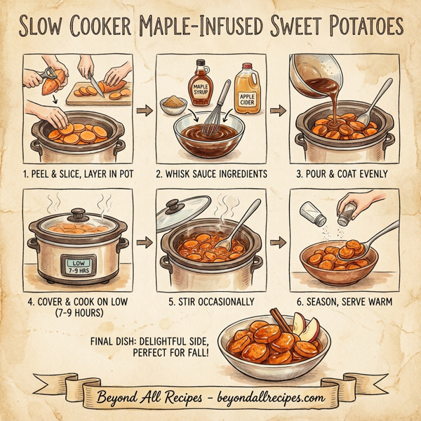 Slow Cooker Maple-Infused Sweet Potatoes instructions
