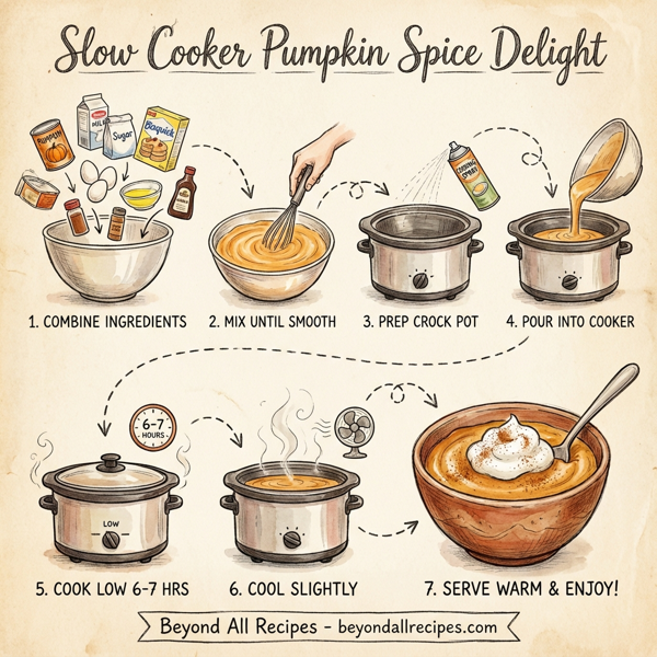 Slow Cooker Pumpkin Spice Delight instructions