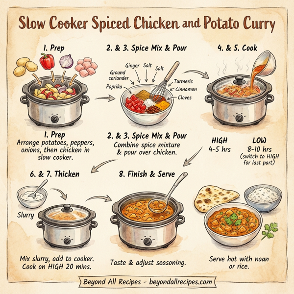 Slow Cooker Spiced Chicken and Potato Curry instructions