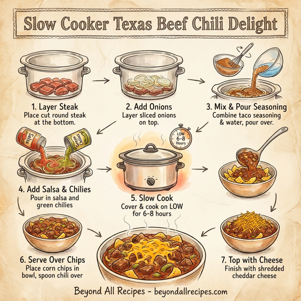 Slow Cooker Texas Beef Chili Delight instructions