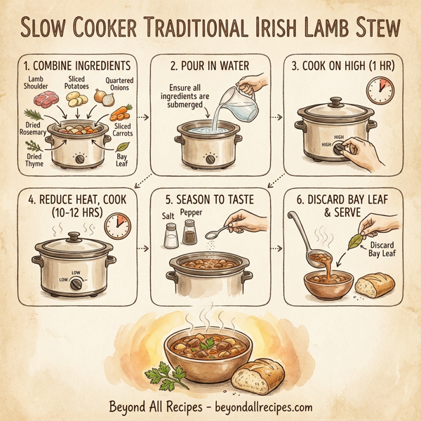 Slow Cooker Traditional Irish Lamb Stew instructions