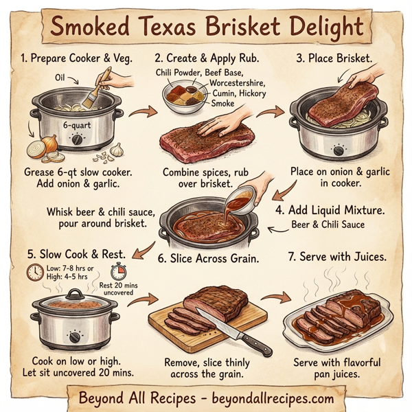 Smoked Texas Brisket Delight instructions