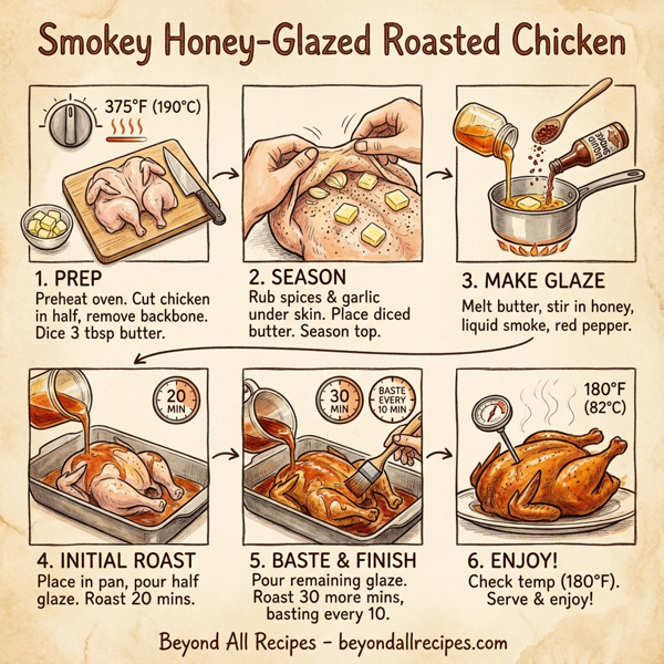 Smokey Honey-Glazed Roasted Chicken instructions
