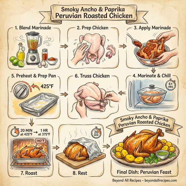 Smoky Ancho & Paprika Peruvian Roasted Chicken instructions