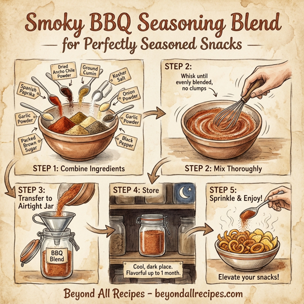 Smoky BBQ Seasoning Blend for Perfectly Seasoned Snacks instructions