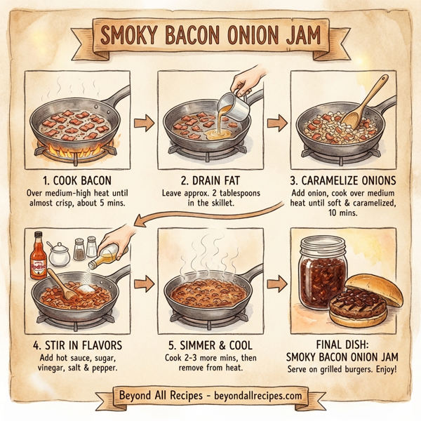 Smoky Bacon Onion Jam instructions