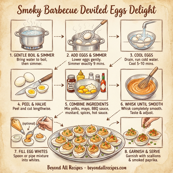 Smoky Barbecue Deviled Eggs Delight instructions